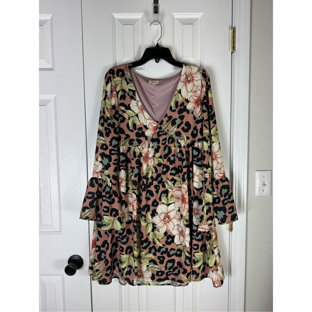 Peach Love Womens Baby Doll Dress Size Small